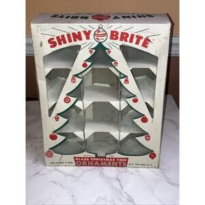 Shiny Brite Antique Christmas Ornament Box Empty BOX ONLY NO ORNAMENTS